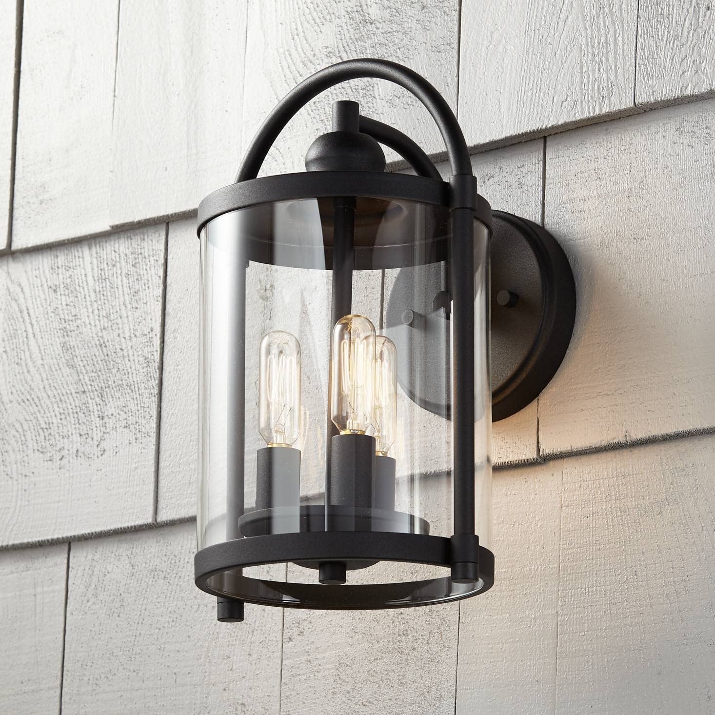 John Timberland Avani Modern Industrial Outdoor Wall Light Fixture